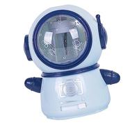 KUIDAMOS Temperamatite Elettrico Spaceman Design Flessibile e Sicuro per la Casa in Classe, Alimentato a Batteria Tramite USB, Temperamatite Portatile, Attraente per i Bambini (Azzurro)