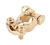 KUIDAMOS Terminale Batteria in Ottone, Morsetto Batteria in Rame a Lunga Durata per Positivo e Negativo del Bullone del Camion Dell'auto, Resistente Alla Corrosione e Conduttivo, per Un'ampia