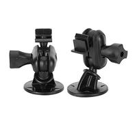 KUIDAMOS Ventosa Portatile per Videocamera da Cruscotto Ruotabile a 360 Gradi, Set di 2 Staffe per Registratore per Auto, Ideale per il Montaggio di DVR per Auto (Testa F)
