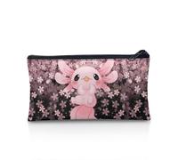 KUIFORTI Astuccio scolastico per bambini e ragazzi, grazioso astuccio per penne, grande astuccio per cancelleria, Kawai Axolotl, Taglia unica, Organizer per borse