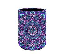 KUIFORTI - Portapenne con stampa mandala loto per scrivania, con stampa boho per bambini, accessori da scrivania, organizer per cancelleria, per casa, ufficio