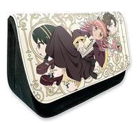 KUILOESS Astuccio portapenne Anime Spy Family Twilight Loid Forger Astuccio portapenne Manga Yor Anya Forger Astuccio portapenne in Tela di Grande capacità per Studenti