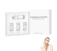 KUIRUNRX® Microneedling Viso Set, Kit di Siero Anti-Aging Microneedling, Sistema di Microinfusione per il Viso, Siero Facciale per Pelle Liscia per Tutti i Tipi di Pelle