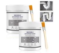 KUIRUNRX® Sigillante impermeabile invisibile, 100 ml Super forte incollaggio Spray Jaysuing con pennello, bagno piastrelle Windows agente sigillante per tetto e muro esterno (2)