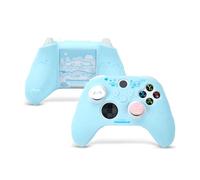 Kuitmor Graziosa custodia protettiva per controller Xbox Series X, custodia protettiva in morbido silicone, custodia protettiva ergonomica compatibile con controller wireless Xbox con 2 tappi per