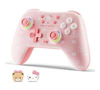 Kuitmor Wireless Pro Controller: Universal Bluetooth Gamepad for PC/Switch/iOS/Android/Linux with One-Touch Pairing, 6-Axis Motion HD Vibration, 1000mAh Long Battery & Auto-Wake Function