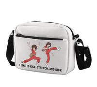 KUIYAI Borsa a tracolla ispirata al programma TV I'm 50 and I like to Kick, regalo per il 50° compleanno, merchandising ispirato al programma televisivo (e calcio)