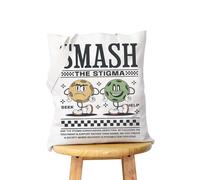 KUIYAI Borsa per la spesa per il recupero delle dipendenze, regalo sobrio per la sensibilizzazione all'overdose (smashstigma)