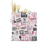 KUIYAI Borsa tote per ballerini, in My Dance Era, regalo per amanti della danza, balletto, ginnastica, insegnante di danza, Dance Erauk, middle