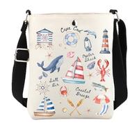 KUIYAI CapeCod, borsa a tracolla da donna con scritta "Take Me To The Cape Cod", idea regalo per viaggi in famiglia