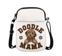 KUIYAI Doodle Mama Borsa a tracolla, regalo per proprietario di scarabocchi, regalo per la mamma del cane, Labradoodle, regalo per proprietari di cani (doodleMamaUK)