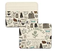 KUIYAI Porta carte per programmi TV con libellula, regalo a tema televisivo Kainan e Freya Fan Merch Scozia regalo per donna (lallybroch)