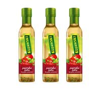 Kujawski Olio di Colza 3x 250ml - con Peperoncino Piccante Pomodoro e Basilico