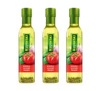Kujawski Olio di Colza Aromatizzato 3x 250ml - con Pomodoro Aglio e Basilico