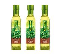 Kujawski Olio di Colza Aromatizzato 3x 250ml - con Rosmarino Origano e Basilico