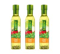 Kujawski Olio di Colza Aromatizzato 3x 250ml - Origano Pomodoro Cipolla - Cucina