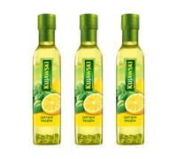 Kujawski Olio di Colza Limone e Basilico 3x 250ml - Aromatizzato per Insalate