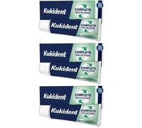 Kukident Complete Extra Fresco Crema Adesiva per Dentiere 3x47 g Crema
