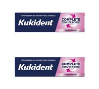 Kukident Complete Plus Neutro Crema Adesiva per Dentiera (2 tubi da 47 g)