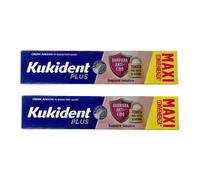 Kukident KUKIDENT Plus Barriera Anticibo - Crema Adesiva - Bipacco Da 57 G
