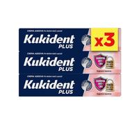 Kukident Plus Barriera Anti-cibo Crema Adesiva per Protesi Dentali Totali e Parz