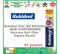 Kukident Plus Neutro Ex Sigillo Crema Adesiva Per Dentiere Protesi 57 gr Maxi