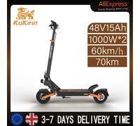 KuKirin G2 Pro Scooter Elettrico 600W Motore 48V 15.6Ah Batteria 10 Pollici Off-road Pneumatici Anteriori Pieghevole Escooter per Adulti G2 Pro