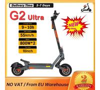 KuKirin G2 Ultra 800W*2 Motore Scooter Elettrico 48V 18Ah 10 "Pneumatici 50 km/h Velocità Massima Portata 55 km Freno a Disco Anteriore e Posteriore KuKirin G2 Ultra