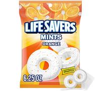KUKIUUBK LIFE SAVERS Orange Mints Hard Candy Bag, 6.25 ounce (Pack of 12) GGHHJ