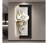 KUKIXKK Decorazione Parete con LED, Quadro Moderno in Sandstone 3D