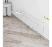 KUKIXKK Sgabello in Acrilico Trasparente per Giardino e Ingresso, Panchina Cambio Scarpe Resistente senza Montaggio, Tavolino Trasparente per Salotto(Clear,100x30x45cm)