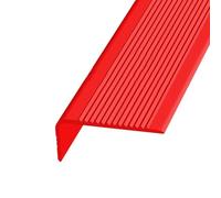 KUKIXKK Strisce Antiscivolo per Scale, Profilo per Bordi delle Scales, Profilo in Gomma per gradini, Bordo Antiscivolo, per Scale Interne/Esterne, Larghezza: 3x7 cm(Red,9.4m/30.84ft)