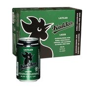 Kukko Birra Lager Analcolica - Senza Glutine - Gusto Morbido e Rinfrescante - 24 lattine da 0,33 L (2 confezioni da 12)