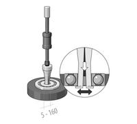 Gedore 8039010 1.35/2 Martello scorrevole 3030 g 520 mm 1 pz.