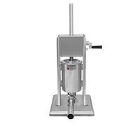 KuKoo - Kit Clippatrice per Salsicce Manuale Commerciale con 2000 Graffette & Insaccatrice Manuale per Salsicce con 5 Imbuti Diversi Gratuiti Capacità 3L