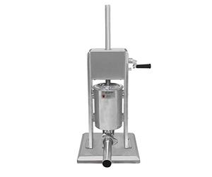 KuKoo - Kit Clippatrice per Salsicce Manuale Commerciale con 2000 Graffette & Insaccatrice Manuale per Salsicce con 5 Imbuti Diversi Gratuiti Capacità 3L