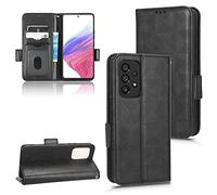Kukoufey Custodia per Samsung SM-A536E/DS Galaxy A53 5G / SM-A536B/DS SM-A536U1/DS SM-A536A SM-A536/U Custodia in Pelle Case Cover,Cover per Samsung Galaxy A53 5G Cabina telefonica Case Black