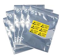 KUKUBAGS 30 sacchetti antistatici da 28 x 38 cm, con 30 etichette antistatiche, sacchetti statici per elettronica, grandi sacchetti richiudibili non statici, per la maggior parte degli accessori per