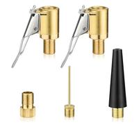 KUKUPOW Set di Adattatori per Pompa ad Aria, Adattatore Valvola Bici, Compatibile con Bosch Easy Pump e Altre Pompe ad Aria, Adatto per Pneumatici di Automobili, Biciclette e Palloni