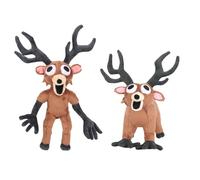 KUKUShining 99 Nights In The Forest Peluche, Animale in Peluche Incantevole Personaggio Cattivo Cervo dei Videogiochi for Collezionisti e Fan (2pcs)