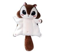 KUKUShining Adorabile Peluche Scoiattolo Volante, Giocattolo Morbido e Coccoloso, Perfetto per Bambini, Relax e un Divertente Tocco Decorativo per la Tua Stanza e Auto(Brown)