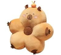 KUKUShining Capibara Di Peluche, Cuscino Morbido A Forma Di Porcellino D'India Peluche Capibara Per Coccole E Relax(Orange,55cm/21.7in)