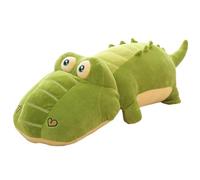 KUKUShining Coccodrillo Di Peluche, Morbido Peluche A Forma Di Cuscino Tenero Di Coccodrillo Verde Per Il Relax Dei Bambini(60cm/23.9in)