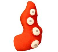 KUKUShining Cuscino Di Peluche Di Polpo, Simpatico Polpo Con Tentacoli Super Morbido Peluche Indossabile Giocattolo Regalo Per Bambini(Red)