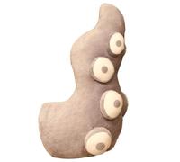 KUKUShining Cuscino Di Peluche Di Polpo, Simpatico Polpo Con Tentacoli Super Morbido Peluche Indossabile Giocattolo Regalo Per Bambini(Gray)
