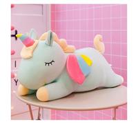 KUKUShining Doll Unicorno in Peluche, Soffice con Ali a Arcobaleno Regalo Perfetto per Ragazze Ottimo per Decorare Stanza(Green,40cm/15.7in)