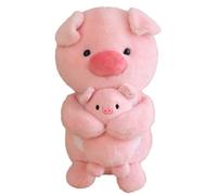 KUKUShining Elefante Peluche, Simpatico Pinguino Morbido Maiale Paffuto Peluches Bambola Giocattolo Creatività for Regali Festa(Pig,25cm/9.8in)