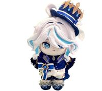 KUKUShining Genshin Impact Peluche, 20CM Anime Dress Up Doll Con Vestiti Carino Morbido Peluche Peluche For I Fan Dei Videogiochi Regalo(Furina)