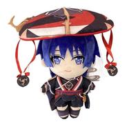 KUKUShining Genshin Impact Peluche, Figura Anime 20cm Peluche Morbido Cartone Animato Bambola Pezza Carina for Regali Compleanno Dei Fan(Scaramouche)