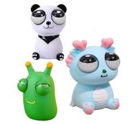 KUKUShining Giocattolo Da Pizzicare, Divertenti Giocattoli Antistress Da Pizzicare Palline Squishy A Forma Di Animaletti Da Schiacciare Per Natale(3pcs-A)